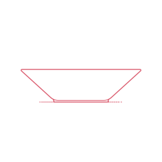 Objects Bowls Ikea 365 Deep Plate 9 Inch Outline Svg File, Free Vectors File